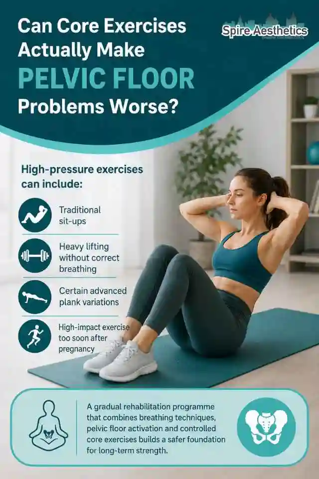 Can Strengthening Your Core Alone Actually Make Pelvic Floor Problems Worse Waltham Forest?